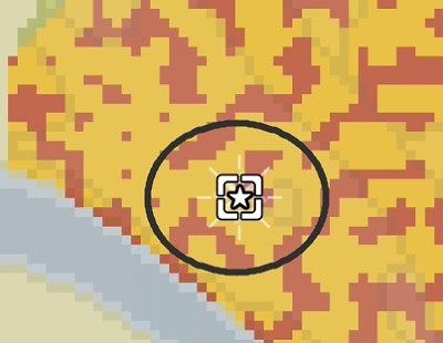 ディンカム　マップ　マーカー　光らせる