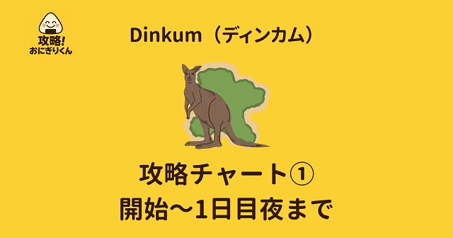 ディンカム　攻略　一日目　やるべきこと