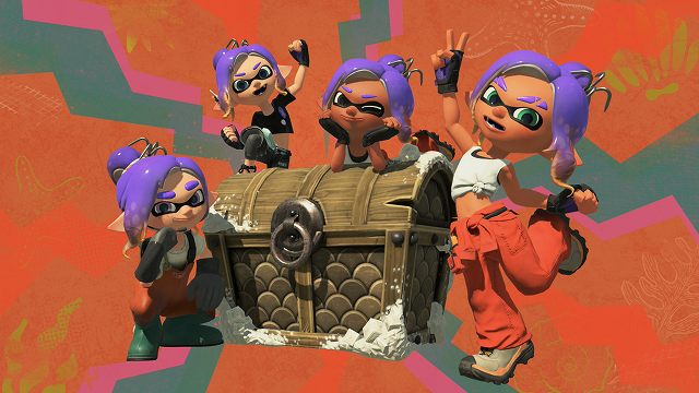 スプラトゥーンレイダース　あいことばで集まった野良４人の画像